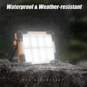 New Rechargeable Solar Flood Light Outdoor Portable LED Reflector Spotlight Rechargeable Projector Floodlight Construction Lamp - Image 5