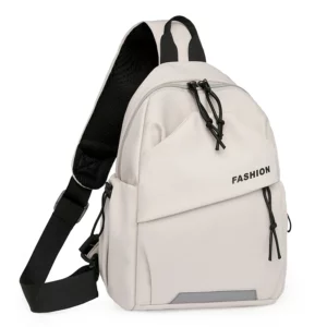 1piece fashion nylon messenger bag,unisex chest bag,adjustable shoulder strap,zipper closure,suitableforoutdoor,sports,commuting - Image 5