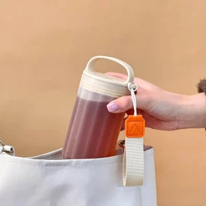 WORTHBUY New 350/550Ml Plastic Water Bottle With Handle&Rope Leak Proof Drinking Bottle Travel Sport Portable Milk Coffee Cup - Image 6