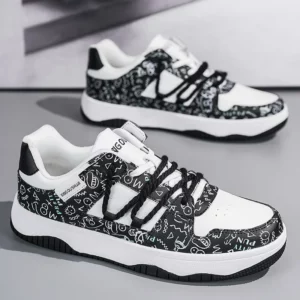YRZL Men Casual Shoes Non Slip Skateboard Shoes Man Comfortable Sneakers Lightweight Walking Thick Sole Sneakers for Men - Image 3