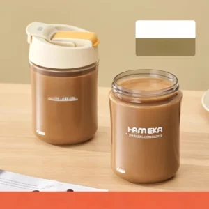 GIANXI 500ML Plastic Cup Sealed Leakproof Coffee Cup Daily Direct Drinking Straws Environmental Friendly PC Mug - Image 2