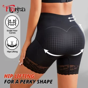 Flarixa Lace Safety Shorts High Waist Shaper Panties Belly Compression for Woman Boxers Thighs Shapewear Shorts Anti Chafing - Image 4