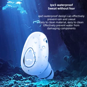 Mini Invisible Earphones Bluetooth 5.0 Wireless Headphones Hands Free Sports In-Ear Earbuds HiFi Music Gaming Headset with Mic - Image 4