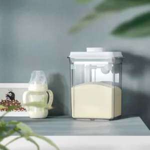 1000-2300ml Storage Jar Press Switch Milk Powder Can Moisture-Proof with Triangle Scraping Milk Powder Box Food Container - Image 2