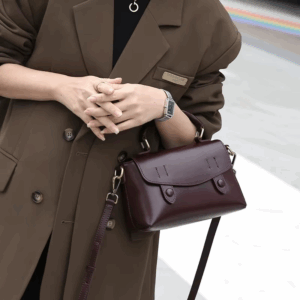 2025 New First Layer Cowhide Women Handbag Fashion Retro Women's Crossbody Bag Trend Shoulder Small Square Bag for women - Image 3