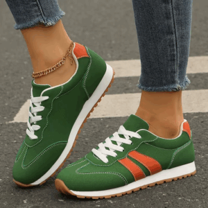 Women's Casual Non Slip Running Sneakers Breathable Low Top Walking Skate Shoes Woman Lightweight Comfortable Green Sports Shoes - Image 7