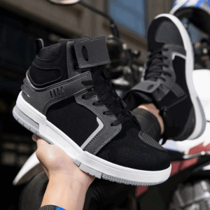 Motorcycle Boots Breathable Men Motorbike Sneaker Microfiber Leather Adventure Touring Boots Motorcyclist Shoes Anti-slip - Image 6