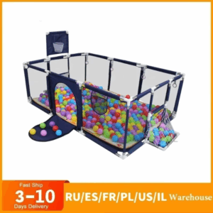 Baby Playground Playpen Corralito for Baby Toddlers with Thicken Steel Pipes Kids Play Park Activity Fence Ball Box Game Playpen - Image 7