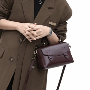 2025 New First Layer Cowhide Women Handbag Fashion Retro Women's Crossbody Bag Trend Shoulder Small Square Bag for women - Image 7