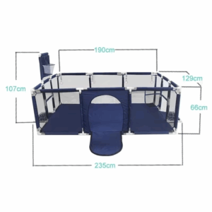Baby Playground Playpen Corralito for Baby Toddlers with Thicken Steel Pipes Kids Play Park Activity Fence Ball Box Game Playpen - Image 6