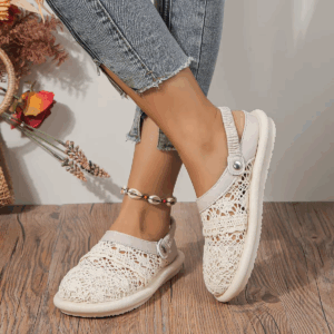 Fashion Loafers Women's Thick Platform Slip-On Espadrilles Shoes Woman Spring Summer Breathable Non-Slip Flats Shoes Plus Size - Image 3