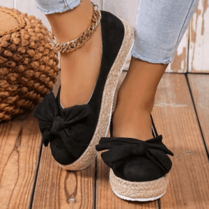 Fashion Loafers Women's Thick Platform Slip-On Espadrilles Shoes Woman Spring Summer Breathable Non-Slip Flats Shoes Plus Size - Image 4