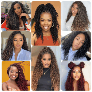 Faux Locs synthetic Crochet Hair 14 inch Pre Looped Goddess Locs Crochet Hair With Curly Ends Crochet Hair Extensions For Women - Image 2