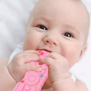 1PC Silicone Baby Toys TV Remote Control Shape Teether Toy BPA Free Silicone Teething Chewing Toy Sensory Baby Accessories - Image 3