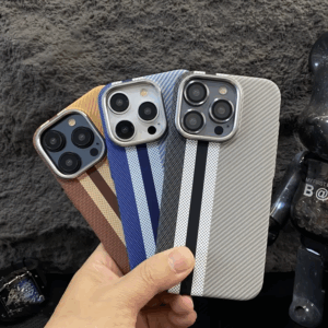Trendy Carbon Fibre Relief MagSafe Phone Case for iPhone 15 13 14 16 Pro Max 15pro 12 Wireless Charging Hard PC Shockproof Cover - Image 6