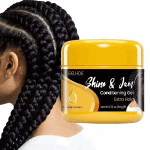 50g Hair Braiding Gel Styling Control Smooth Long Lasting Styling Braiding Gel Tames Frizz Edges Hair Gel Twist Styling Wax - Image 6