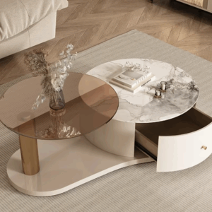 Organizer Modern Coffee Table Lift Up High Mobile Living Room Coffee Table Mesa Lateral Apartamento Couchtisch Home Furniture - Image 4