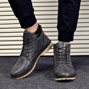 Brand New Men's Leather Shoes Korean Trend Comfortable Loafer Men Shoes British Fashion Men High Top Sneakers New Moccasins Men - Image 3