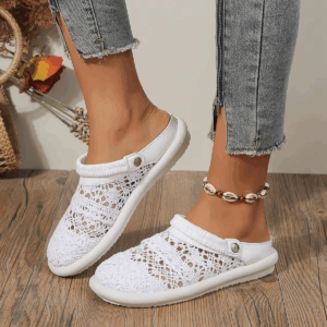 Fashion Loafers Women's Thick Platform Slip-On Espadrilles Shoes Woman Spring Summer Breathable Non-Slip Flats Shoes Plus Size - Image 6