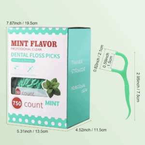 Mint dental floss stick - home portable disposable care dental floss stick - oral care - deep cleaning - interdental cleaning pr - Image 7