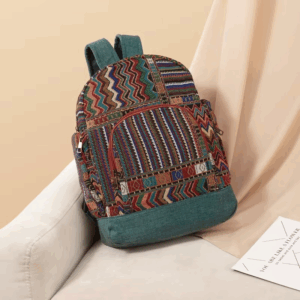 Annmouler Large Capacity Bag for Women Bohemian Style Backpacks Quality Fabric Daypack Rommy School Bag for Girls Durable Purse - Image 7