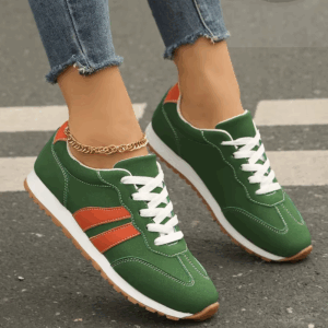Women's Casual Non Slip Running Sneakers Breathable Low Top Walking Skate Shoes Woman Lightweight Comfortable Green Sports Shoes - Image 6