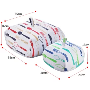 Dining Table Food Cover Dust Keeping Warm Cooking Tools Anti Fly Mosquito Hygiene Lid Folding Insulated Kitchen Accessories - Image 2