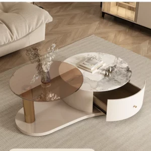 Organizer Modern Coffee Table Lift Up High Mobile Living Room Coffee Table Mesa Lateral Apartamento Couchtisch Home Furniture - Image 9