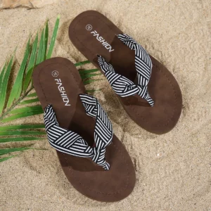 Women's Classic Joker Flip Flops Fashion Leopard Zebra Print Summer Beach Sandals Slippers Light Weight with Anti-Slip Round Toe - Image 9