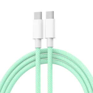 Usb C to Type C Fast Charging PD 60W Mobile Phone Date Cable For Iphone15 Android Samsung Huawei Type C Braided Charger Cable - Image 5
