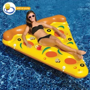 Hot Giant Pizza Swimming Pool Floating Inflatable Mattress Swimming Ring Circle Island Cool Water Party Pool Toy Pool Float - Image 4