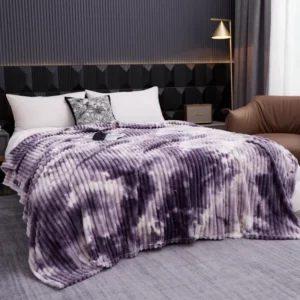 High Quality Blanket for Beds Tie Dyeing Warm Manta Single/Queen/King Flannel Fleece Thow Blanket Thick Warm Plaids Sofa Blanket - Image 4