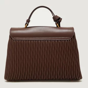 Textured Women Handbags Solid Pu Leather Commute Handle Packs Soft Large Capacity Casual Crossbody Packs Lady Shoulder Bags 2024 - Image 4