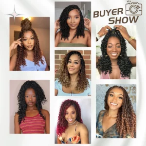 Goddess Box Braids Crochet Hair Bohomian Box Braids synthetic Crochet Hair for Black Women, Pre-Looped Crochet Braids - Image 6