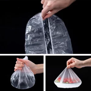 Reusable Disposable Food Cover Plastic Wrap Durable Elastic Food Lids for Bowls Elastic Plate Covers For Kitchen Food Saver Bag - Image 4