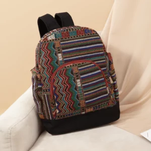 Annmouler Large Capacity Bag for Women Bohemian Style Backpacks Quality Fabric Daypack Rommy School Bag for Girls Durable Purse - Image 9