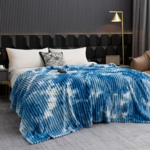 High Quality Blanket for Beds Tie Dyeing Warm Manta Single/Queen/King Flannel Fleece Thow Blanket Thick Warm Plaids Sofa Blanket - Image 5
