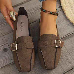 New Flats Shallow Loafers Women Walking Casual Shoes Designer Summer Comfort Soft Sole Shoes Brand Office Zapatillas De Mujer - Image 5