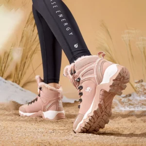 GOLDEN CAMEL Waterproof Hiking Shoes Military Hiking Boots High Top Trekking Shoes for Women 2024 Autumn Non-slip Wear-resistant - Image 1