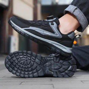 Men's Walking Casual Sports Shoes Breathable Mesh Hiking Shoes Women's Tennis Outdoor Sliding in Shoes Soft Sole Size 36 48 - Image 2
