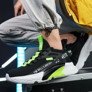 Men's new shoes sneakers light casual fashion running elastic leisure outdoor mesh summer sports tennis man walking 2025 size - Image 4