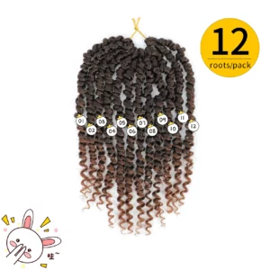 Forevery Passion Twist Crochet Hair Synthetic Crochet Hair For Black Women Pre Looped Pre Twisted Passion Twist Hair Extensions - Image 4
