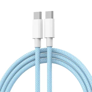 Usb C to Type C Fast Charging PD 60W Mobile Phone Date Cable For Iphone15 Android Samsung Huawei Type C Braided Charger Cable - Image 4