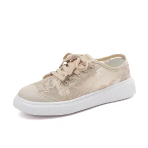 Ladies' Breathable Mesh Casual Shoes Outdoor Anti Slip Hollow Lace Women's Shoes 2025 Summer Lightweight Tennis Shoes Sports - Image 5