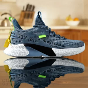 Men's new shoes sneakers light casual fashion running elastic leisure outdoor mesh summer sports tennis man walking 2025 size - Image 1