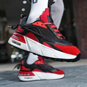 High-quality Mesh Breathable Sports Shoes 2023 Autumn Hot Selling Mens Casual Shoes Fashion Color-blocking Shock-absorbing Shoes - Image 6