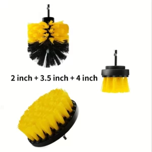 7-Piece Drill Brush Attachment Set, Cleaning Brush Tool Kit, Multi-Purpose Drill Brush with Extension Pole for Floor, Automotive - Image 4