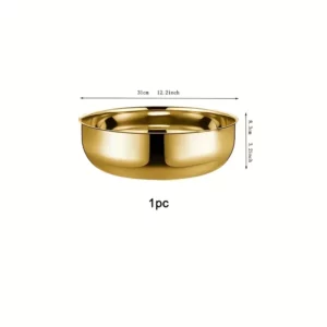 Stainless Steel Large Capacity Bowl, Suitable for Mixing Dough, Cleaning Vegetables, Stirring Salads, Easy To Clean - Image 6