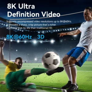 Vention HDMI 2.1 Splitter 8K 60Hz 4K120Hz Bi-Direction 2 in 1 out for TV Xiaomi Xbox PS4 5 HDMI-compatible Monitor HDMI Switcher - Image 6