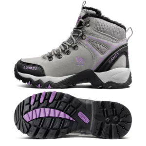 GOLDEN CAMEL Waterproof Hiking Shoes Military Hiking Boots High Top Trekking Shoes for Women 2024 Autumn Non-slip Wear-resistant - Image 3